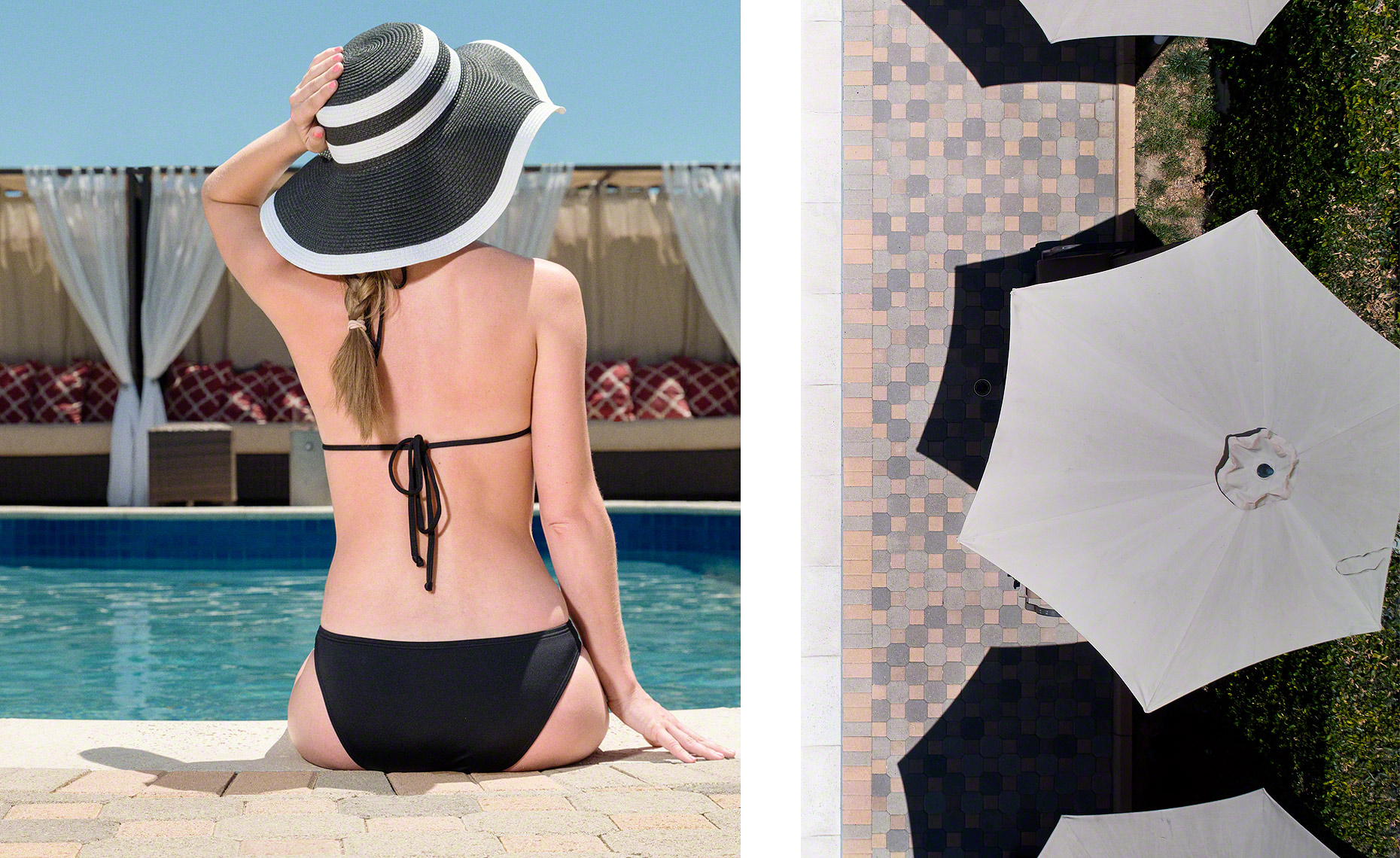 Poolside and Shapes