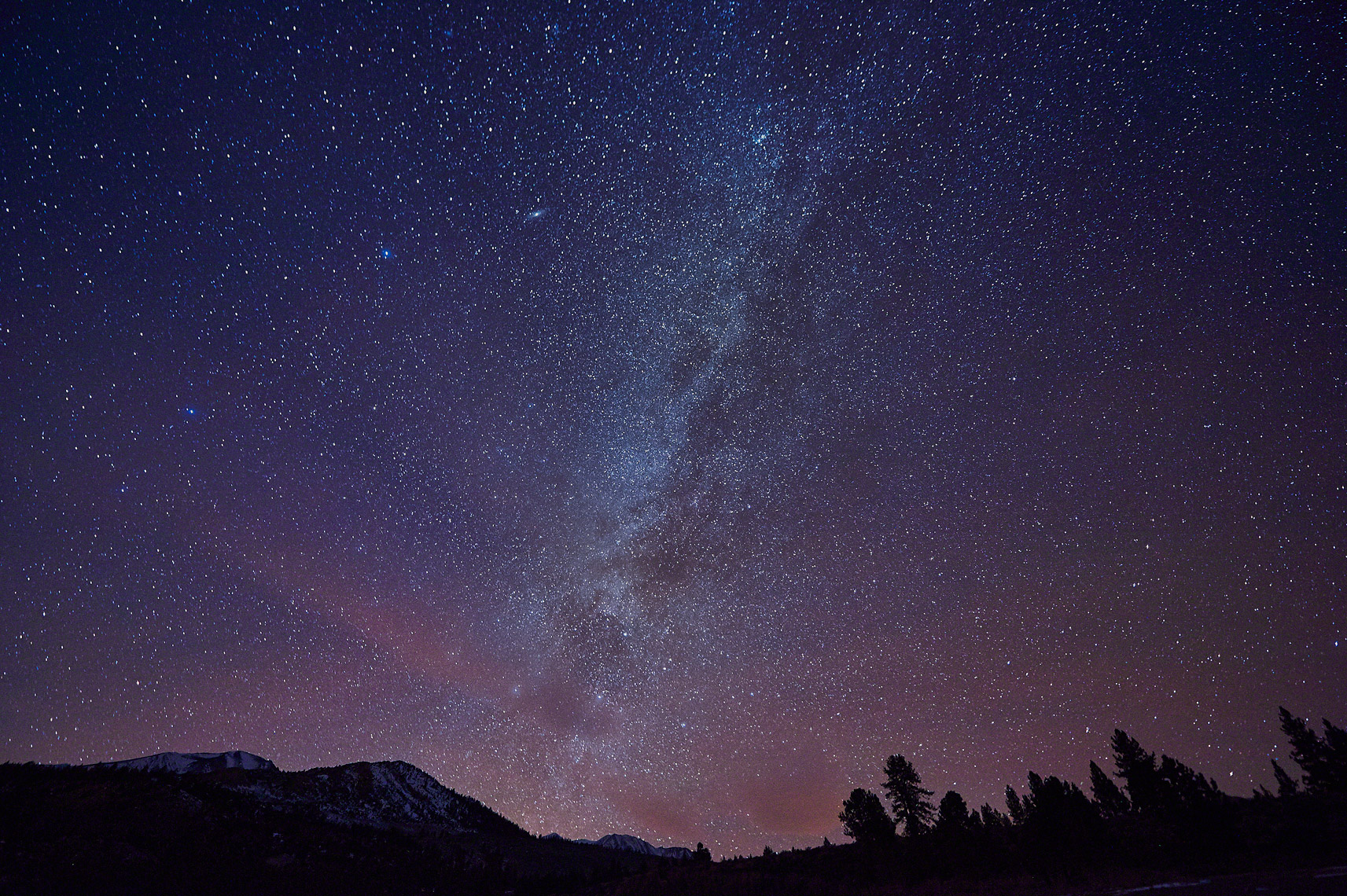 Milky Way over June Lake