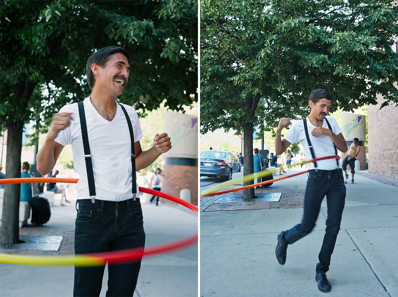 Sergio and his Hoola Hoop